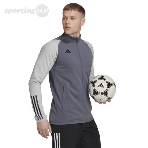 Bluza męska adidas Tiro 23 Competition Training szara HP1908 Adidas teamwear Bluza męska adidas Tiro 23 Competition Training szara HP1908 Adidas teamwear