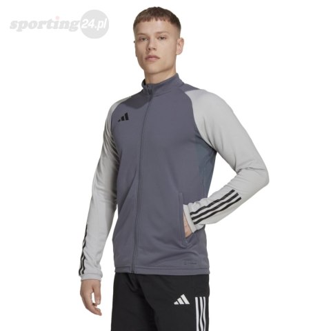 Bluza męska adidas Tiro 23 Competition Training szara HP1908 Adidas teamwear Bluza męska adidas Tiro 23 Competition Training szara HP1908 Adidas teamwear