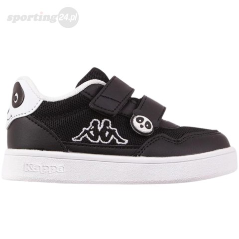Buty dla dzieci Kappa PIO M Sneakers czarno-białe 280023M 1110 Kappa Buty dla dzieci Kappa PIO M Sneakers czarno-białe 280023M 1110 Kappa