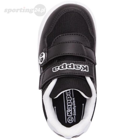 Buty dla dzieci Kappa PIO M Sneakers czarno-białe 280023M 1110 Kappa Buty dla dzieci Kappa PIO M Sneakers czarno-białe 280023M 1110 Kappa