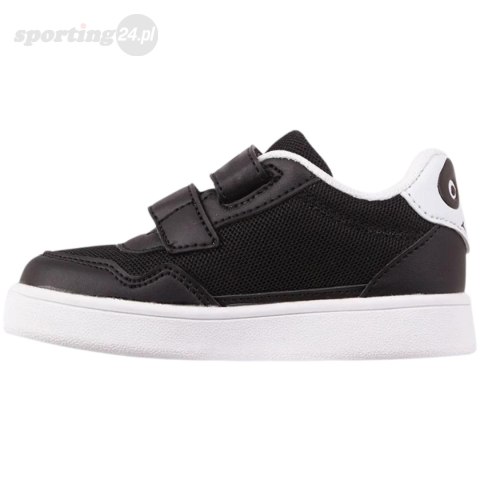 Buty dla dzieci Kappa PIO M Sneakers czarno-białe 280023M 1110 Kappa Buty dla dzieci Kappa PIO M Sneakers czarno-białe 280023M 1110 Kappa