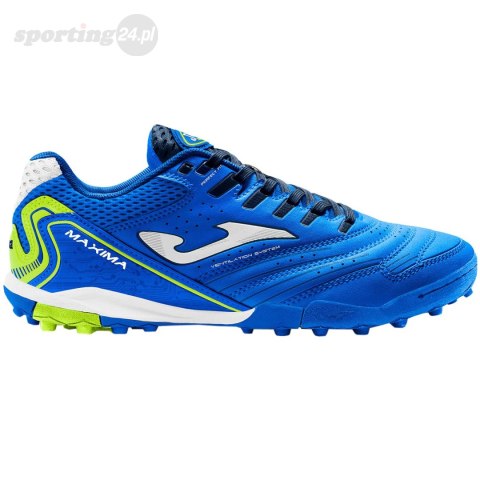 Buty piłkarskie Joma Maxima 2304 Turf niebiesko-zielone fluor MAXS2304TF Joma Buty piłkarskie Joma Maxima 2304 Turf niebiesko-zielone fluor MAXS2304TF Joma
