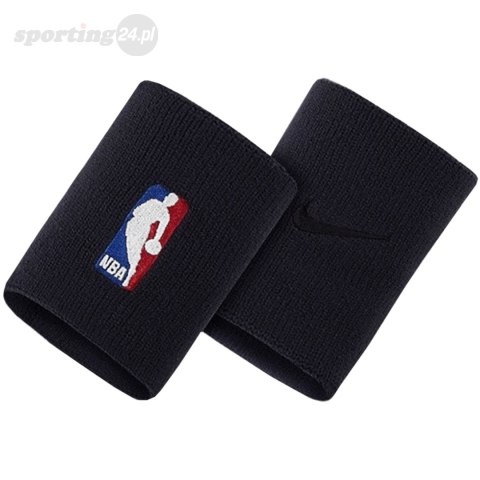 Frotki na nadgarstek Nike NBA czarne NKN03001OS Nike Frotki na nadgarstek Nike NBA czarne NKN03001OS Nike