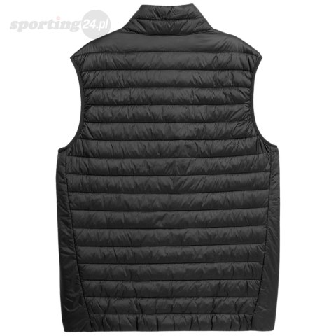 Kamizelka męska puchowa 4F głęboka czerń 4FSS23TDJAM082 20S 4F Kamizelka męska puchowa 4F głęboka czerń 4FSS23TDJAM082 20S 4F