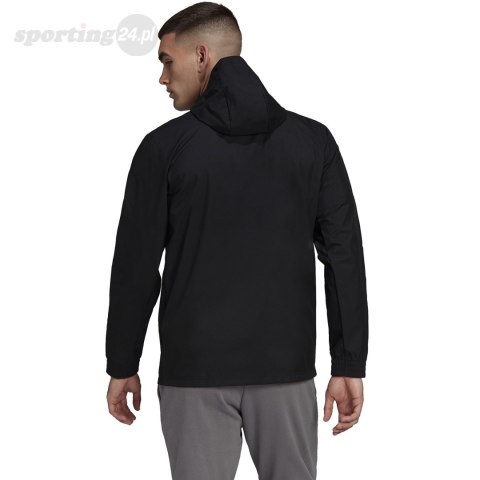 Kurtka męska adidas Entrada 22 All-Weather czarna IK4010 Adidas teamwear Kurtka męska adidas Entrada 22 All-Weather czarna IK4010 Adidas teamwear