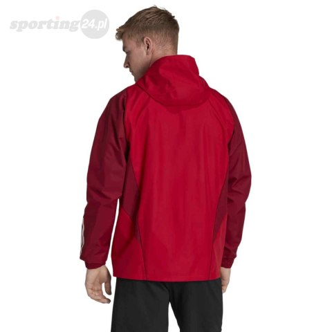 Kurtka męska adidas Tiro 23 Competition All Weather czerwona HE5653 Adidas teamwear Kurtka męska adidas Tiro 23 Competition All Weather czerwona HE5653 Adidas teamwear