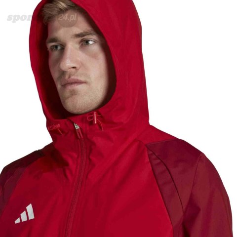 Kurtka męska adidas Tiro 23 Competition All Weather czerwona HE5653 Adidas teamwear Kurtka męska adidas Tiro 23 Competition All Weather czerwona HE5653 Adidas teamwear