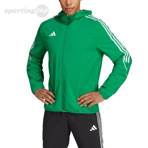 Kurtka męska adidas Tiro 23 League Windbreaker zielona IA1620 Adidas teamwear Kurtka męska adidas Tiro 23 League Windbreaker zielona IA1620 Adidas teamwear