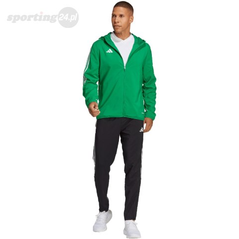 Kurtka męska adidas Tiro 23 League Windbreaker zielona IA1620 Adidas teamwear Kurtka męska adidas Tiro 23 League Windbreaker zielona IA1620 Adidas teamwear