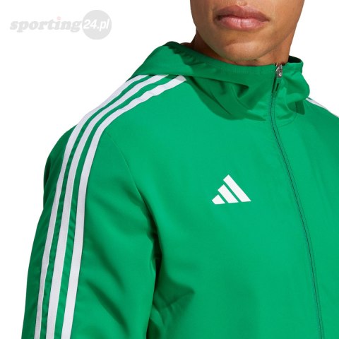 Kurtka męska adidas Tiro 23 League Windbreaker zielona IA1620 Adidas teamwear Kurtka męska adidas Tiro 23 League Windbreaker zielona IA1620 Adidas teamwear