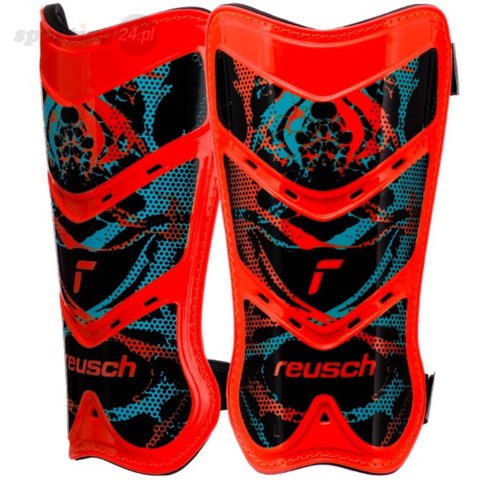 Ochraniacze piłkarskie Reusch Shinguard Attrakt Lite czerwono-czarne 5377045 3335 Reusch Ochraniacze piłkarskie Reusch Shinguard Attrakt Lite czerwono-czarne 5377045 3335 Reusch