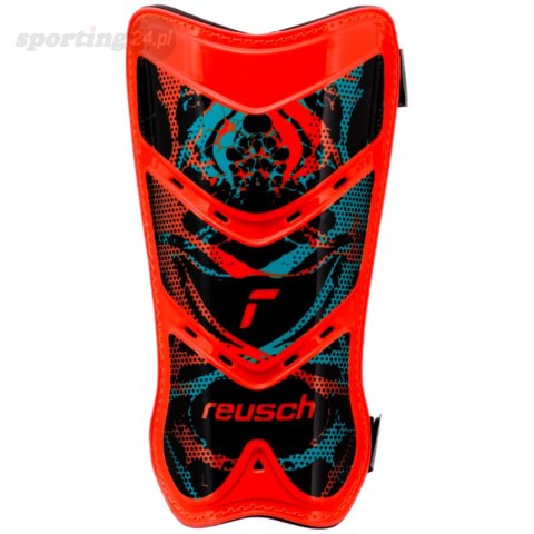 Ochraniacze piłkarskie Reusch Shinguard Attrakt Lite czerwono-czarne 5377045 3335 Reusch Ochraniacze piłkarskie Reusch Shinguard Attrakt Lite czerwono-czarne 5377045 3335 Reusch