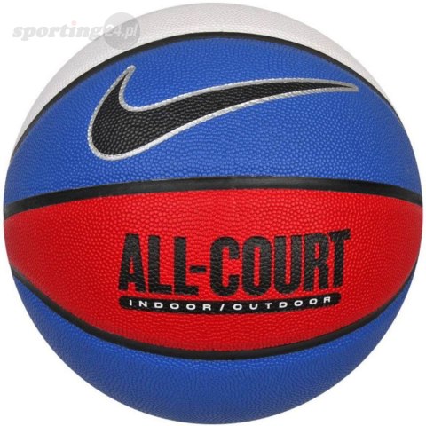 Piłka koszykowa Nike Everyday All Court 8P Deflated niebiesko-biało-czerwona N100436947007 Nike Piłka koszykowa Nike Everyday All Court 8P Deflated niebiesko-biało-czerwona N100436947007 Nike