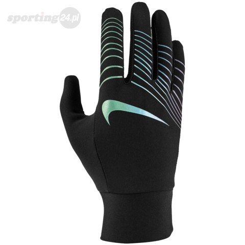Rękawiczki damskie do biegania Nike Dri-FIT Lightweight czarne N1004258904 Nike Rękawiczki damskie do biegania Nike Dri-FIT Lightweight czarne N1004258904 Nike