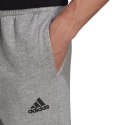 Spodnie męskie adidas Essentials Fleece Tapered szare HL2230 Adidas