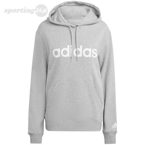 Bluza damska adidas Essentials Linear szara IC6884 Adidas