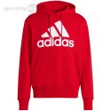 Bluza męska adidas Essentials French Terry Big Logo Hoodie czerwona IC9365 Adidas