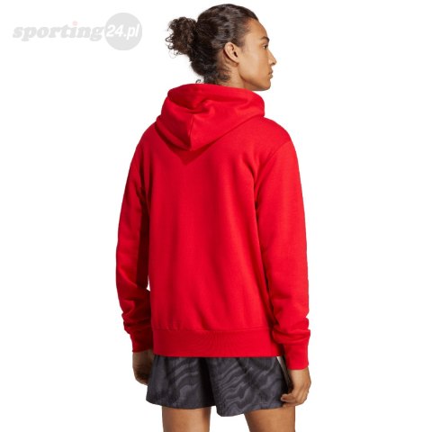 Bluza męska adidas Essentials French Terry Big Logo Hoodie czerwona IC9365 Adidas Bluza męska adidas Essentials French Terry Big Logo Hoodie czerwona IC9365 Adidas