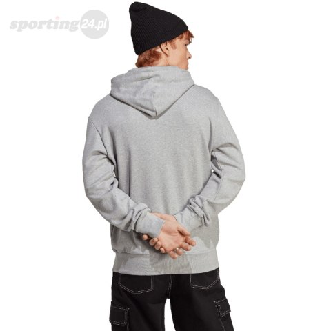 Bluza męska adidas Essentials French Terry Big Logo Hoodie szara IC9364 Adidas Bluza męska adidas Essentials French Terry Big Logo Hoodie szara IC9364 Adidas
