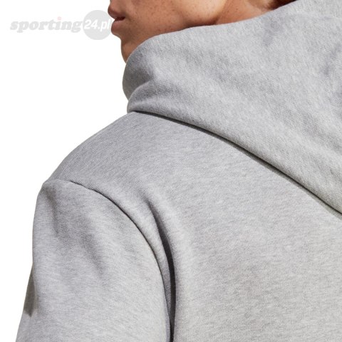 Bluza męska adidas Essentials French Terry Big Logo Hoodie szara IC9364 Adidas Bluza męska adidas Essentials French Terry Big Logo Hoodie szara IC9364 Adidas