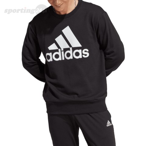 Bluza męska adidas Essentials French Terry Big Logo czarna IC9324 Adidas Bluza męska adidas Essentials French Terry Big Logo czarna IC9324 Adidas