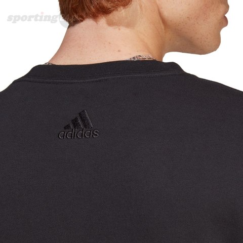 Bluza męska adidas Essentials French Terry Big Logo czarna IC9324 Adidas Bluza męska adidas Essentials French Terry Big Logo czarna IC9324 Adidas
