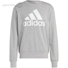 Bluza męska adidas Essentials French Terry Big Logo szara IC9326 Adidas