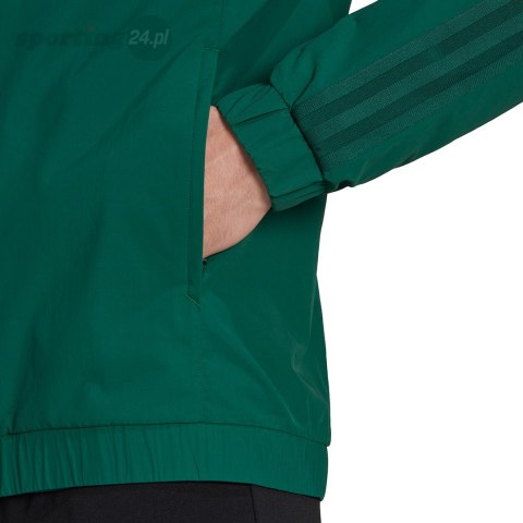 Bluza męska adidas Tiro 23 Competition Presentation zielona HU1334 Adidas teamwear Bluza męska adidas Tiro 23 Competition Presentation zielona HU1334 Adidas teamwear