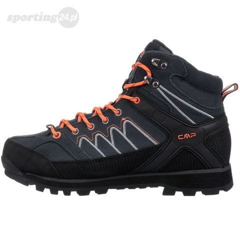 Buty trekkingowe męskie CMP Moon Mid WP szaro-pomarańczowe 31Q4797U423 CMP Buty trekkingowe męskie CMP Moon Mid WP szaro-pomarańczowe 31Q4797U423 CMP