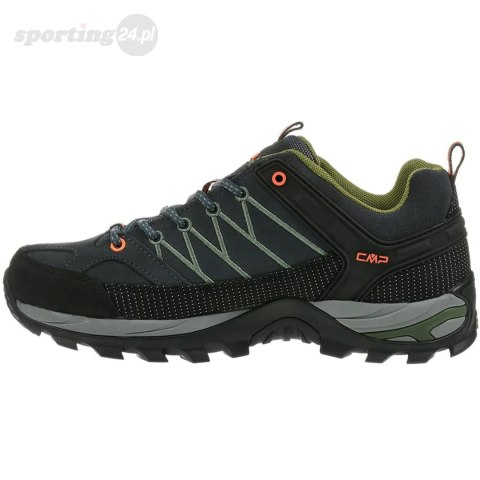 Buty trekkingowe męskie CMP Rigel Low WP szaro-zielone 3Q1324751UG CMP Buty trekkingowe męskie CMP Rigel Low WP szaro-zielone 3Q1324751UG CMP