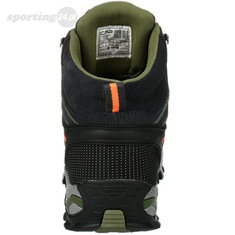 Buty trekkingowe męskie CMP Rigel Mid WP szaro-zielone 3Q1294751UG CMP Buty trekkingowe męskie CMP Rigel Mid WP szaro-zielone 3Q1294751UG CMP