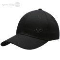 Czapka z daszkiem damska 4F F109 głęboka czerń 4FSS23ACABF109 20S 4F Czapka z daszkiem damska 4F F109 głęboka czerń 4FSS23ACABF109 20S 4F
