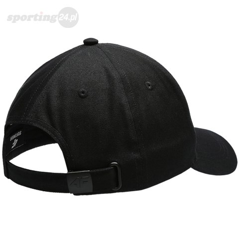 Czapka z daszkiem damska 4F F109 głęboka czerń 4FSS23ACABF109 20S 4F Czapka z daszkiem damska 4F F109 głęboka czerń 4FSS23ACABF109 20S 4F