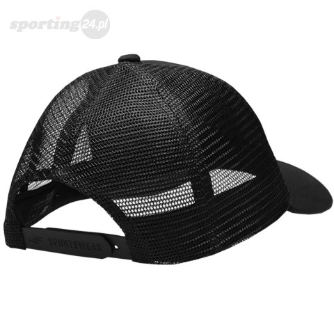 Czapka z daszkiem męska 4F M123 głęboka czerń 4FSS23ACABM123 20S 4F Czapka z daszkiem męska 4F M123 głęboka czerń 4FSS23ACABM123 20S 4F