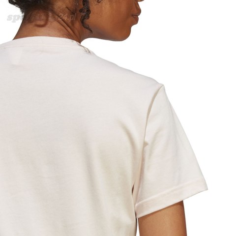 Koszulka damska adidas Loungewear Essentials Logo Tee kremowa IB9455 Adidas Koszulka damska adidas Loungewear Essentials Logo Tee kremowa IB9455 Adidas
