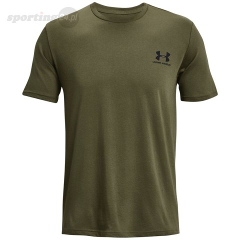 Koszulka męska Under Armour Sportstyle Left Chest SS khaki 1326799 390 Under Armour