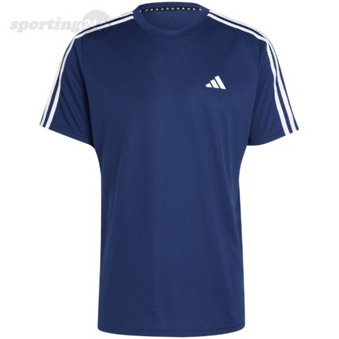 Koszulka męska adidas Train Essentials 3-Stripes Training Tee granatowa IB8152 Adidas