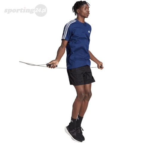Koszulka męska adidas Train Essentials 3-Stripes Training Tee granatowa IB8152 Adidas Koszulka męska adidas Train Essentials 3-Stripes Training Tee granatowa IB8152 Adidas