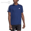 Koszulka męska adidas Train Essentials 3-Stripes Training Tee granatowa IB8152 Adidas