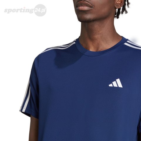 Koszulka męska adidas Train Essentials 3-Stripes Training Tee granatowa IB8152 Adidas Koszulka męska adidas Train Essentials 3-Stripes Training Tee granatowa IB8152 Adidas