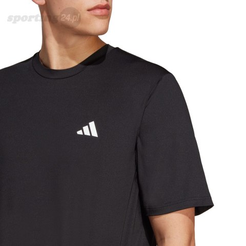 Koszulka męska adidas Train Essentials Stretch Training czarna IC7413 Adidas Koszulka męska adidas Train Essentials Stretch Training czarna IC7413 Adidas