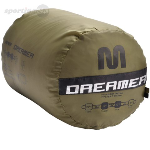 Śpiwór Meteor Dreamer oliwkowo-czarny 10168 lewy Meteor Śpiwór Meteor Dreamer oliwkowo-czarny 10168 lewy Meteor