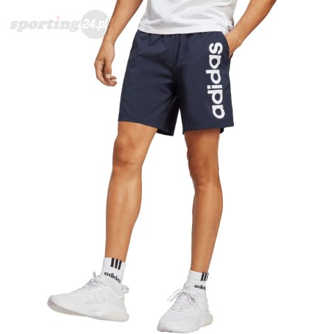 Spodenki męskie adidas Aeroready Essentials Chelsea Linear logo granatowe IC9442 Adidas Spodenki męskie adidas Aeroready Essentials Chelsea Linear logo granatowe IC9442 Adidas