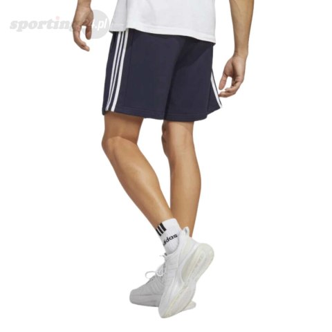 Spodenki męskie adidas Essentials French Terry 3-Stripes granatowe IC9436 Adidas Spodenki męskie adidas Essentials French Terry 3-Stripes granatowe IC9436 Adidas