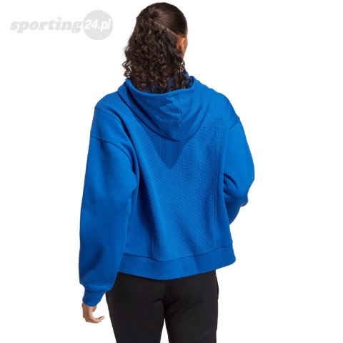 Bluza damska adidas Tiro 23 Competition Cotton Hoodie niebieska IC4617 Adidas teamwear Bluza damska adidas Tiro 23 Competition Cotton Hoodie niebieska IC4617 Adidas teamwear