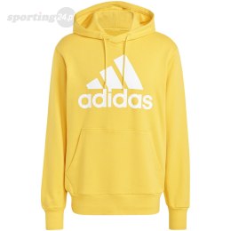 Bluza męska adidas Essentials French Terry Big Logo Hoodie żółta IC9834 Adidas