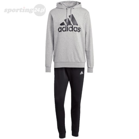 Dres męski adidas Big Logo Terry szaro-czarny IC6749 Adidas