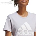 Koszulka damska adidas Loungwear Essentials Logo Tee fioletowa IC0633 Adidas