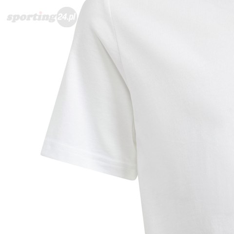 Koszulka dla dzieci adidas Essentials Small Logo Cotton Tee biała IB4093 Adidas Koszulka dla dzieci adidas Essentials Small Logo Cotton Tee biała IB4093 Adidas