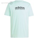 Koszulka męska adidas All SZN Graphic Tee miętowa IC9814 Adidas